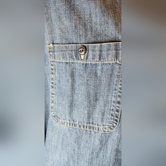 Harley Davidson L L Bean Long Sleeve 100% Cotton Button Up Slightly Fitted large - Picture 3 of 7